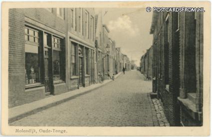 ansichtkaart: Oude-Tonge, Molendijk