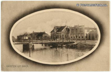 ansichtkaart: Erica, Groeten uit