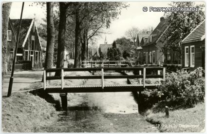 Jisp, Dorpsstraat ansichtkaart: Jisp, Dorpsstraat