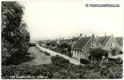ansichtkaart: Sint Maartensdijk, Oostsingel