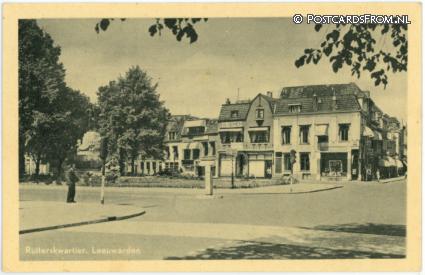 Leeuwarden, Ruiterskwartier ansichtkaart: Leeuwarden, Ruiterskwartier