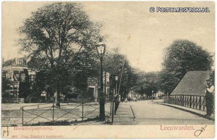 Leeuwarden, Hoeksterpoortbrug ansichtkaart: Leeuwarden, Hoeksterpoortbrug
