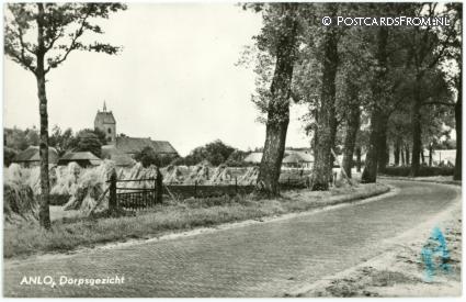 Anloo, Dorpsgezicht ansichtkaart: Anloo, Dorpsgezicht