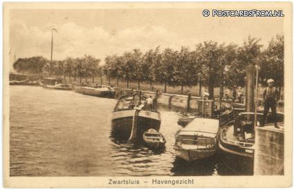 Zwartsluis, Havengezicht ansichtkaart: Zwartsluis, Havengezicht