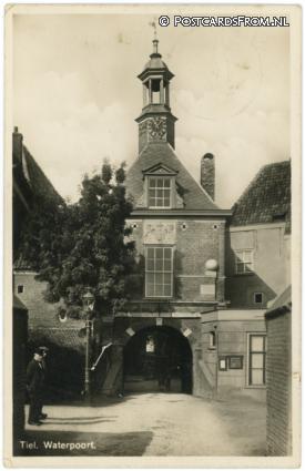 Tiel, Waterpoort ansichtkaart: Tiel, Waterpoort