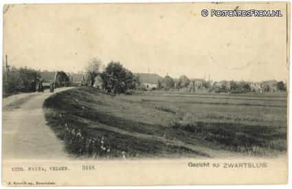 Zwartsluis, Gezicht op ansichtkaart: Zwartsluis, Gezicht op