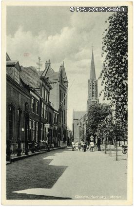 ansichtkaart: Geertruidenberg, Markt
