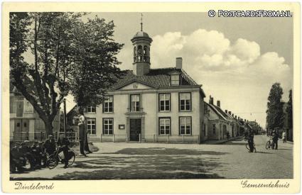Dinteloord, Gemeentehuis ansichtkaart: Dinteloord, Gemeentehuis