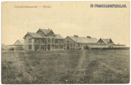 ansichtkaart: Breda, Cavalleriekazerne