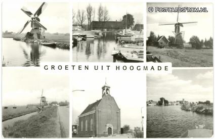 ansichtkaart: Hoogmade, Groeten uit