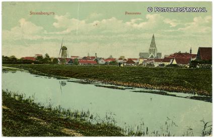 ansichtkaart: Steenbergen NB, Panorama