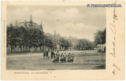 ansichtkaart: Sint-Oedenrode, Marktplein