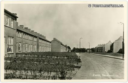 Veldhoven Zeelst, Severinuslaan ansichtkaart: Veldhoven Zeelst, Severinuslaan