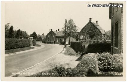 Veldhoven Zeelst, Kruisstraat ansichtkaart: Veldhoven Zeelst, Kruisstraat