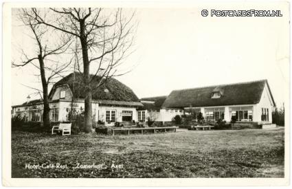 ansichtkaart: Axel, Hotel-Cafe-Rest. 'Zomerlust'