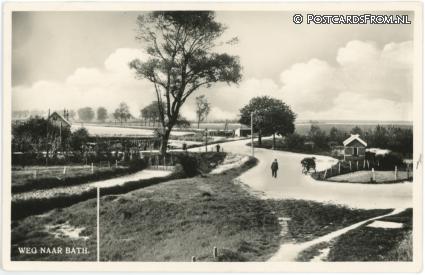 ansichtkaart: Bath, Weg naar Bath