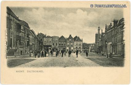 ansichtkaart: Zaltbommel, Markt