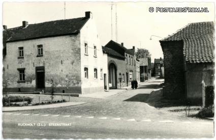 ansichtkaart: Rijckholt, Steenstraat