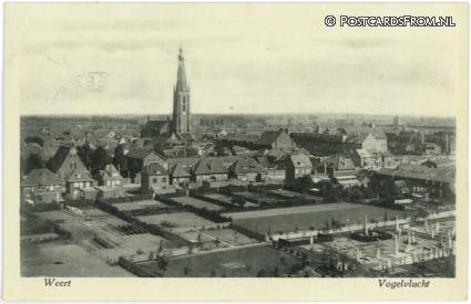 Weert, Vogelvlucht ansichtkaart: Weert, Vogelvlucht
