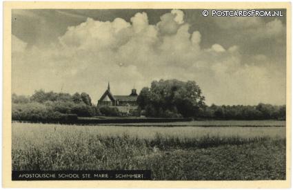 ansichtkaart: Schimmert, Apostolische School Ste. Marie