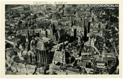 Vaals, Panorama op Aken vanaf den Wilhelminatoren ansichtkaart: Vaals, Panorama op Aken vanaf den Wilhelminatoren