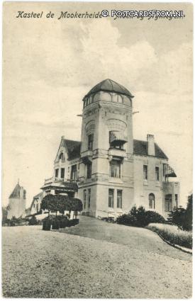 ansichtkaart: Mook, Kasteel de Mookerheide