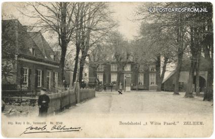 ansichtkaart: Zelhem, Bondshotel 't Witte Paard