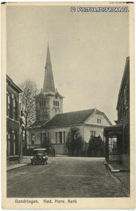 ansichtkaart: Gendringen, Ned. Herv. Kerk