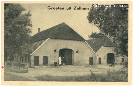 ansichtkaart: Zelhem, Groeten uit
