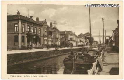 ansichtkaart: Veendam, Bosch Oosterdiep