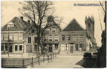ansichtkaart: Sluis, Kade. Hotel 't Hof van Brussel