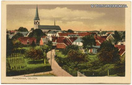 Delden, Panorama ansichtkaart: Delden, Panorama