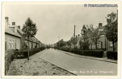 Haaften, Burg. M.P. van Willigenweg ansichtkaart: Haaften, Burg. M.P. van Willigenweg