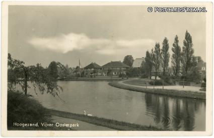 ansichtkaart: Hoogezand, Vijver Oosterpark