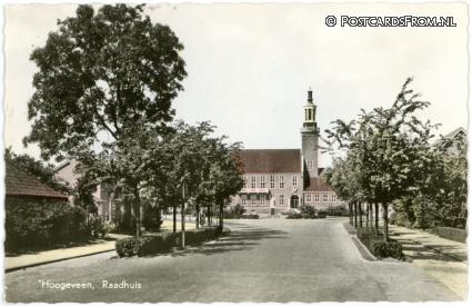 Hoogeveen, Raadhuis ansichtkaart: Hoogeveen, Raadhuis