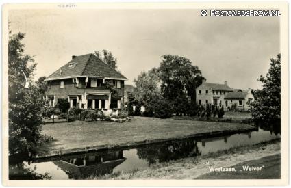 ansichtkaart: Westzaan, Weiver