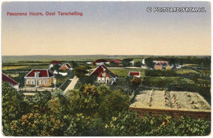ansichtkaart: Terschelling Hoorn, Panorama