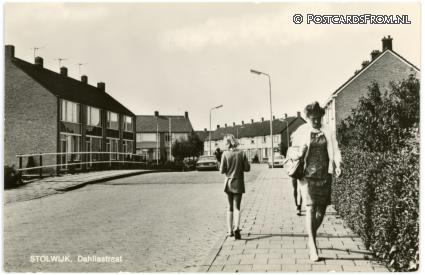 ansichtkaart: Stolwijk, Dahliastraat