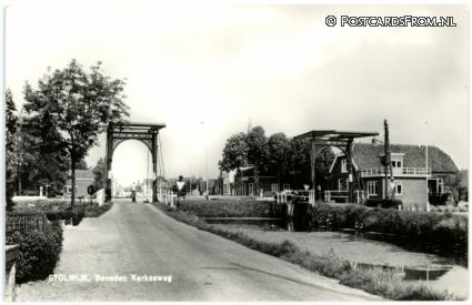 ansichtkaart: Stolwijk, Beneden Kerkseweg