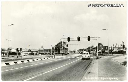 ansichtkaart: Rijnsburg, Rijnsburgerweg