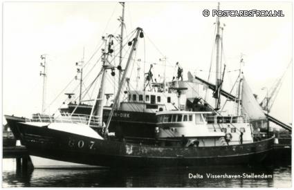 Stellendam, Delta Vissershaven ansichtkaart: Stellendam, Delta Vissershaven