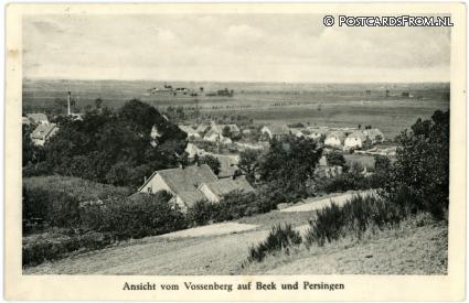 ansichtkaart: Beek-Ubbergen, Ansicht vom Vossenberg auf Beek und Persingen