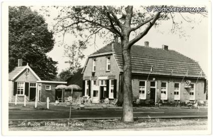 Markelo, Holterweg. Cafe 'de Poppe' ansichtkaart: Markelo, Holterweg. Cafe 'de Poppe'