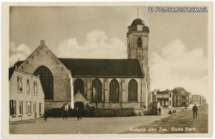 ansichtkaart: Katwijk aan Zee, Oude Kerk