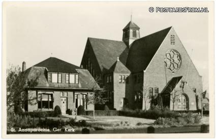 Sint Annaparochie, Ger. Kerk ansichtkaart: Sint Annaparochie, Ger. Kerk