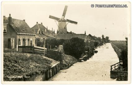 ansichtkaart: Sommelsdijk, Spui