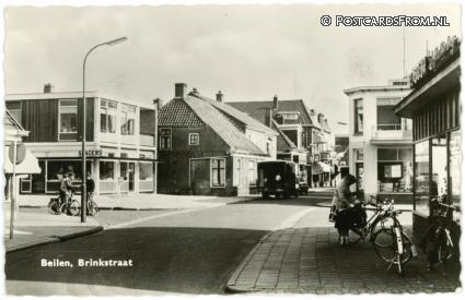 ansichtkaart: Beilen, Brinkstraat