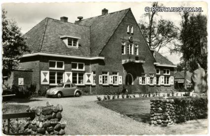 Westerbork, Gemeentehuis ansichtkaart: Westerbork, Gemeentehuis
