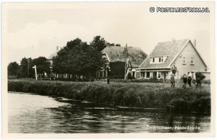 Zwartemeer, Noordzijde ansichtkaart: Zwartemeer, Noordzijde
