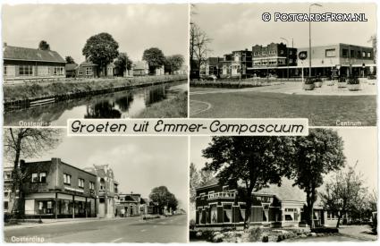 Emmer-Compascuum, Oosterdiep - Centrum ansichtkaart: Emmer-Compascuum, Oosterdiep - Centrum